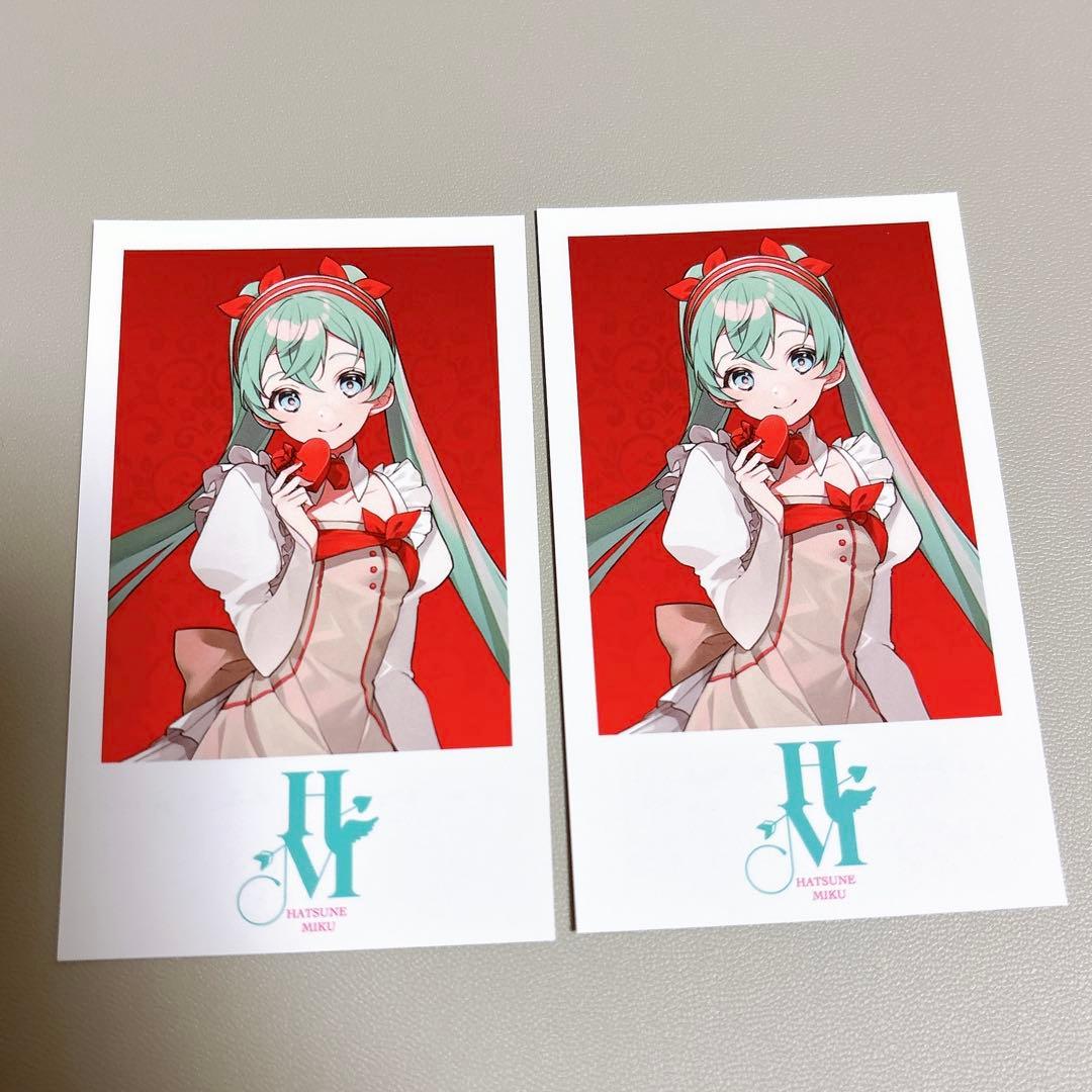 初音ミク Valentine Party チェキ風カード セット - メルカリ