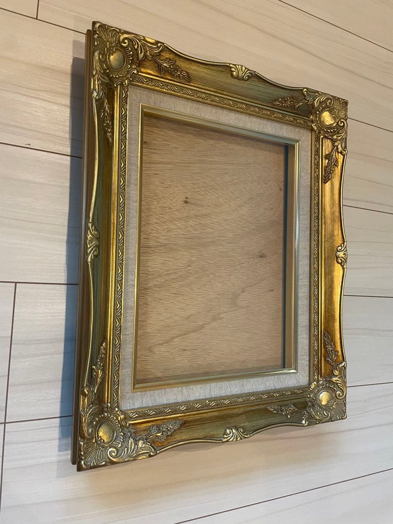 ゴールド色彩額縁（アンティーク風）絵画用 外形約38.0cm×約47.0cm