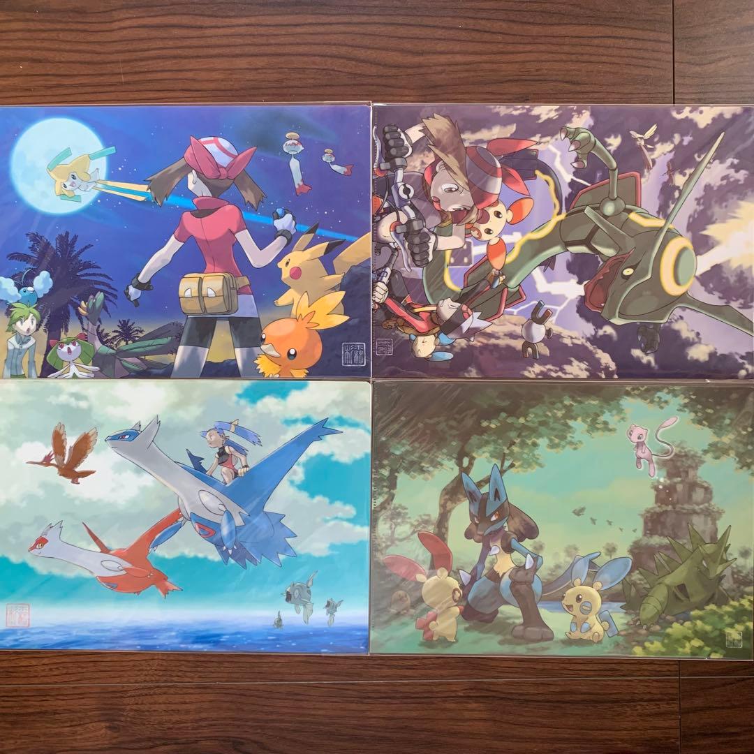 ポケモンセンター限定』 クリアファイル8枚セット 杉森建さん描き