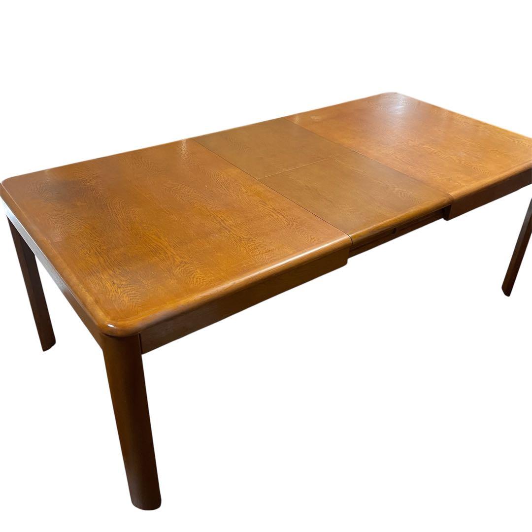 【希少】カリモク エクステンションテーブル　昭和レトロ