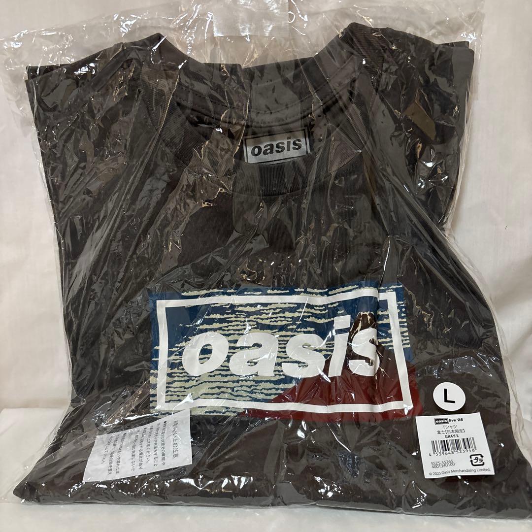 oasis live ´25 Tシャツ Lサイズ グレー 富士 日本限定 新品
