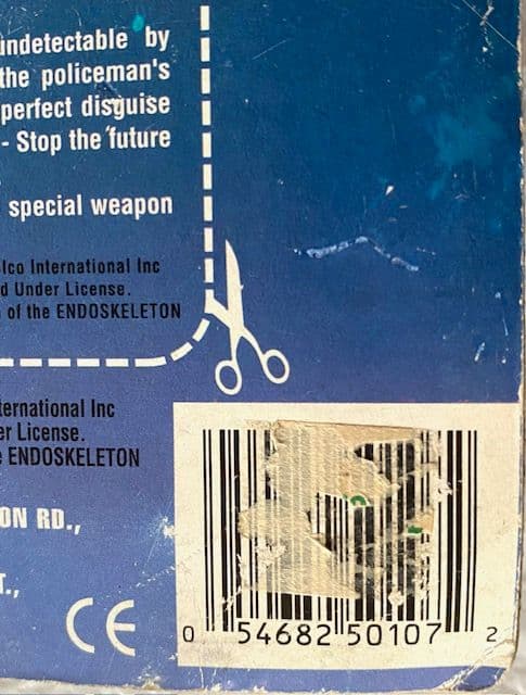 1996年製の「ターミネーター2」オリジナルアクションフィギュア