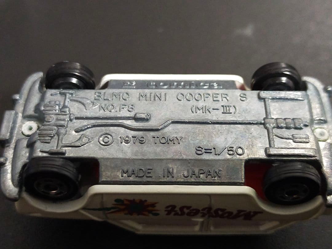 トミカ ミニクーパー トラフィック ポップアート BLMC 日本製 青箱 b