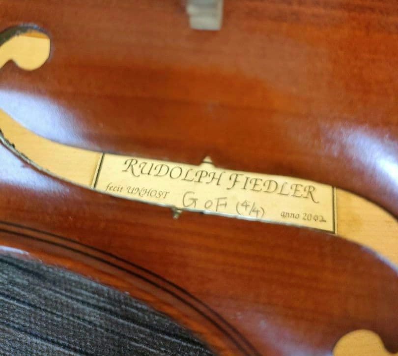 ルドルフフィドラー GOF バイオリン 4/4 2002 ルーマニア