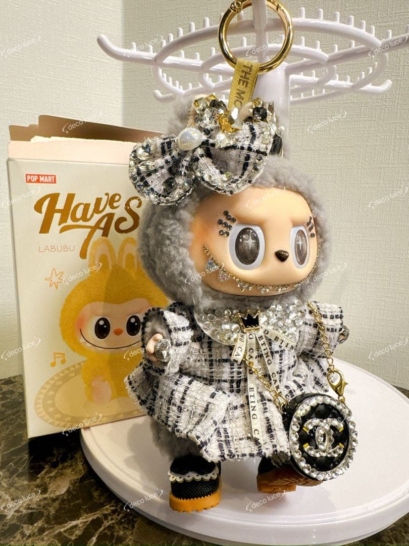 デコレーション ラブブ マカロン セサミ Macaron Sesame Bean