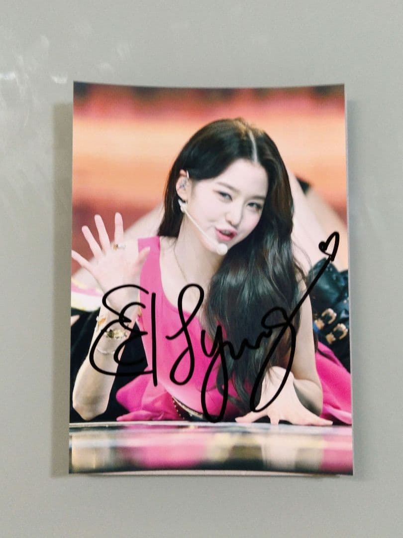 セール中…チャン・ウォニョン直筆サイン入り2Lサイズ写真…Jang Won〜