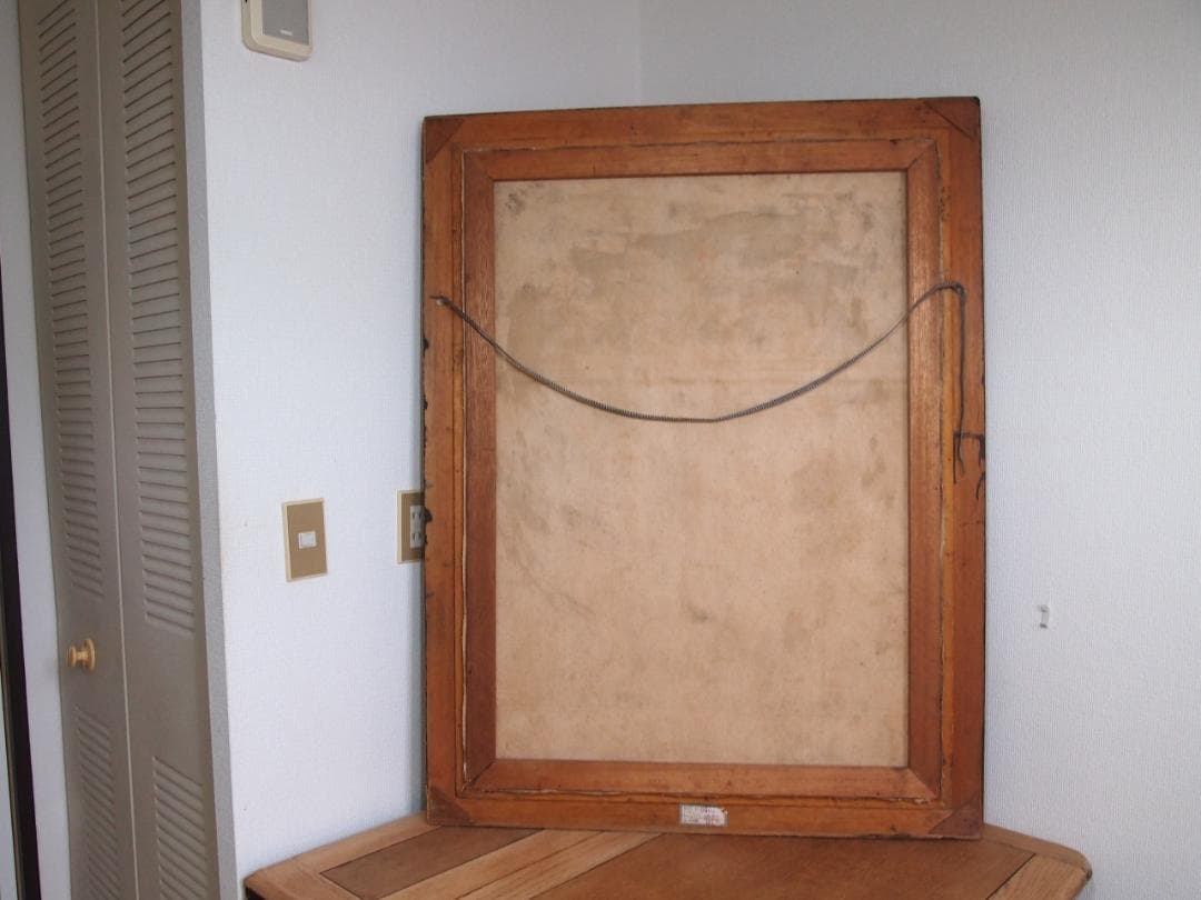 【良品】油彩画/油絵/絵画「裸婦」外国人女性 40号 OIL PAINTING