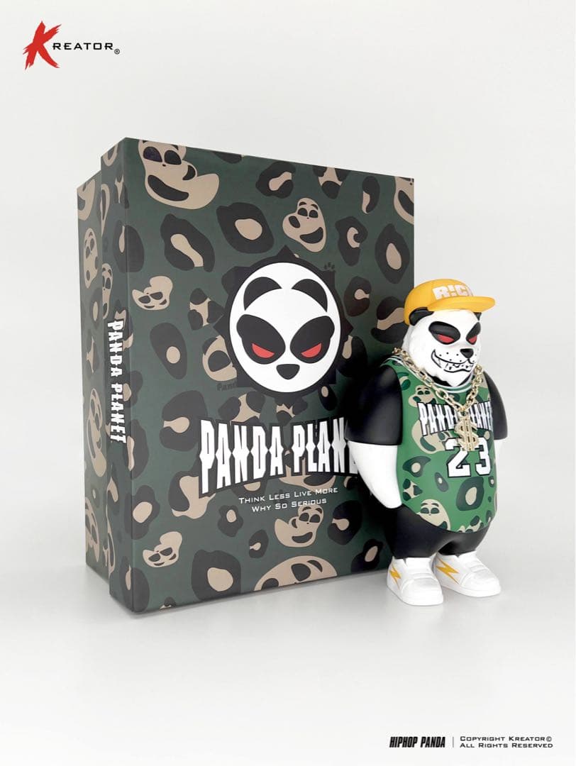 ヒップホップ・パンダ 緑 カッコいい 動物 アニマル ポップカルチャー