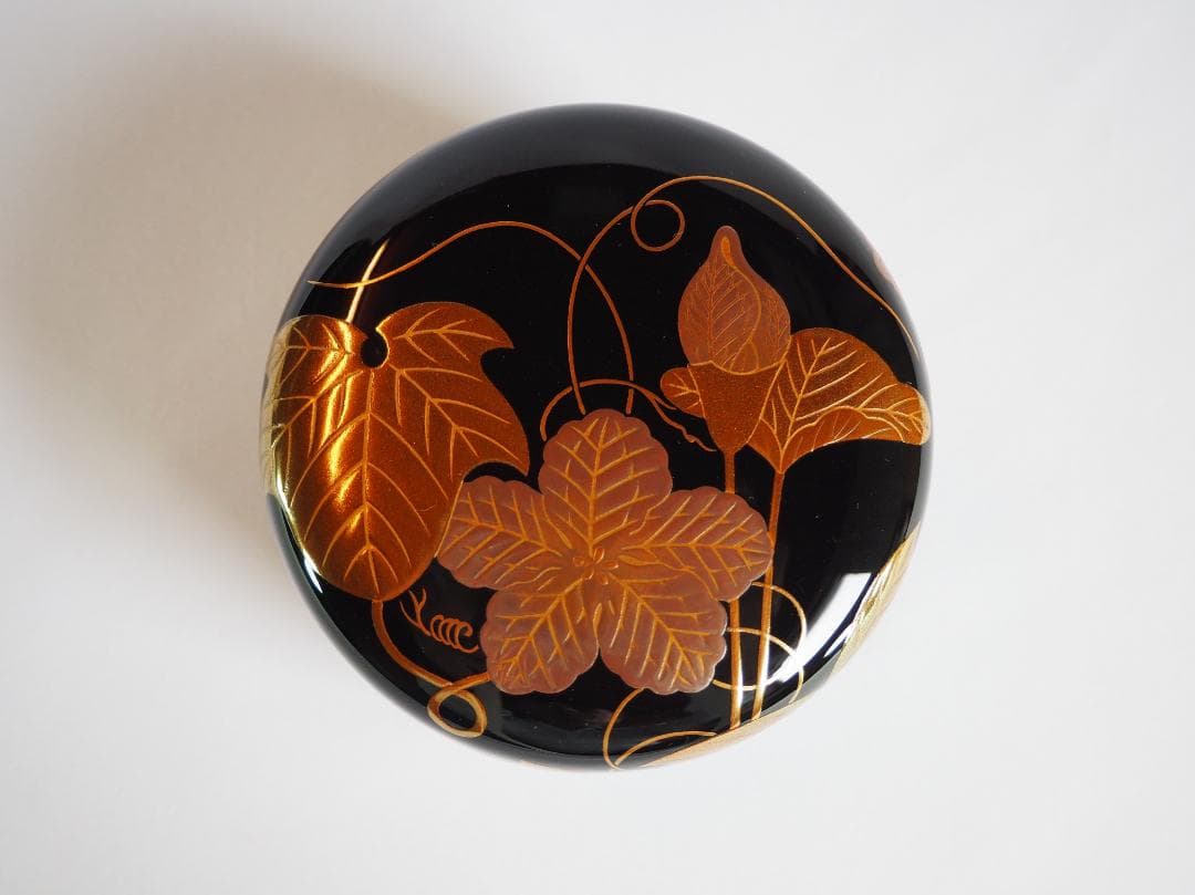 裏千家15世鵬雲斎御書付『夕顔絵平棗』2代川瀬表