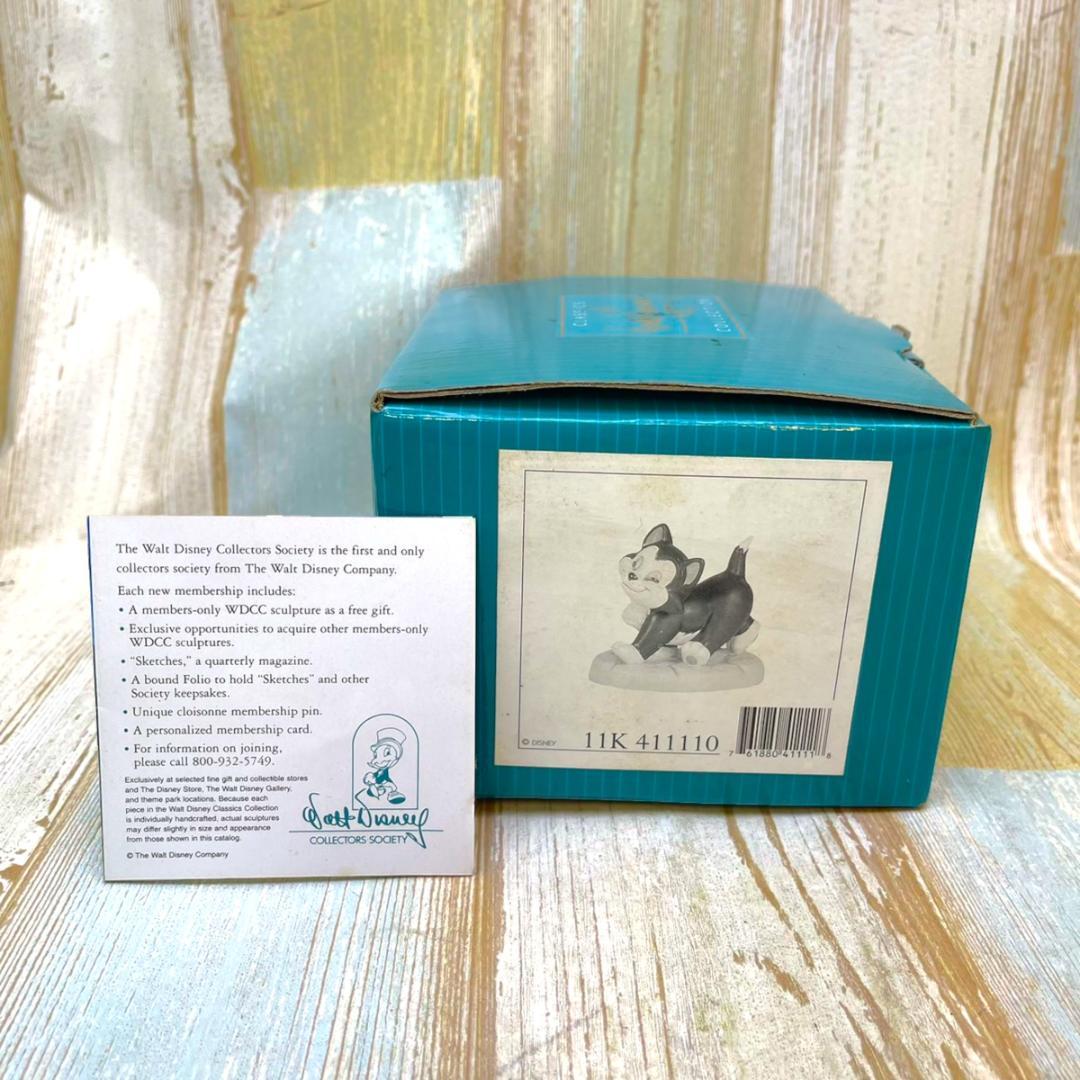 レア★WDCC ピノキオ フィガロ ネコ 猫 陶器製 フィギュア