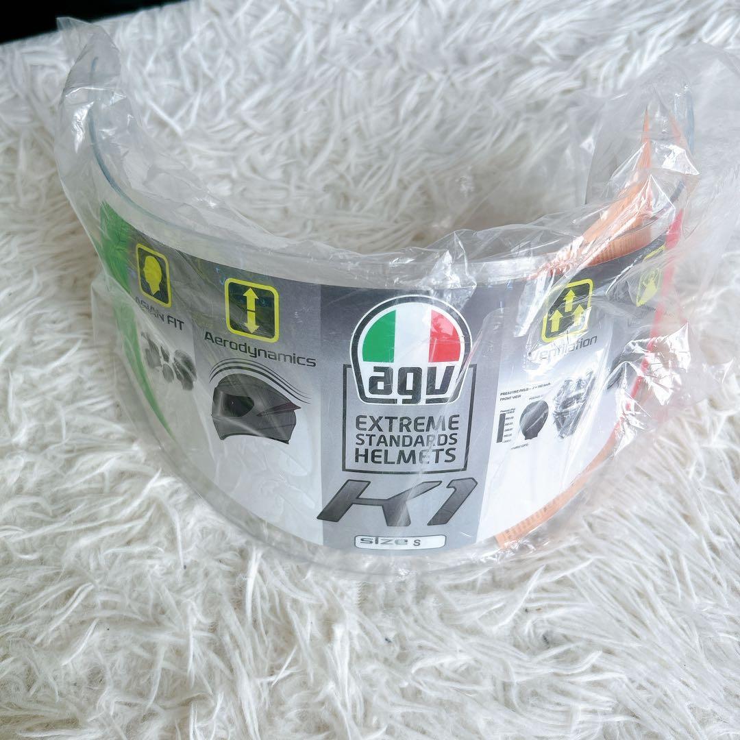 美品　AGV ヘルメット K1 Sサイズ55～56cm イエロー