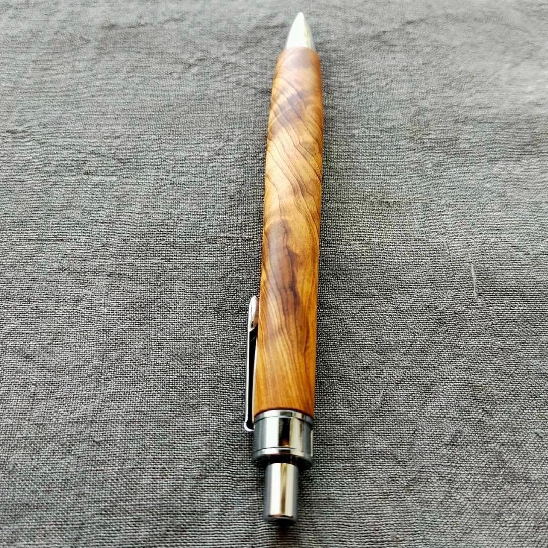 専用】 屋久杉 光明杢 KATO201 ボールペン シルバー