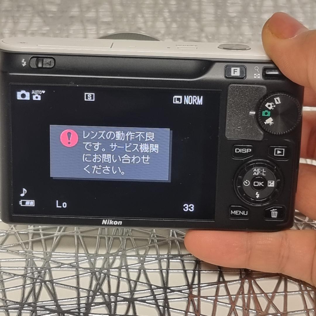 ジャンク】Nikon 1 J1 ミラーレス一眼カメラ 10-30mm