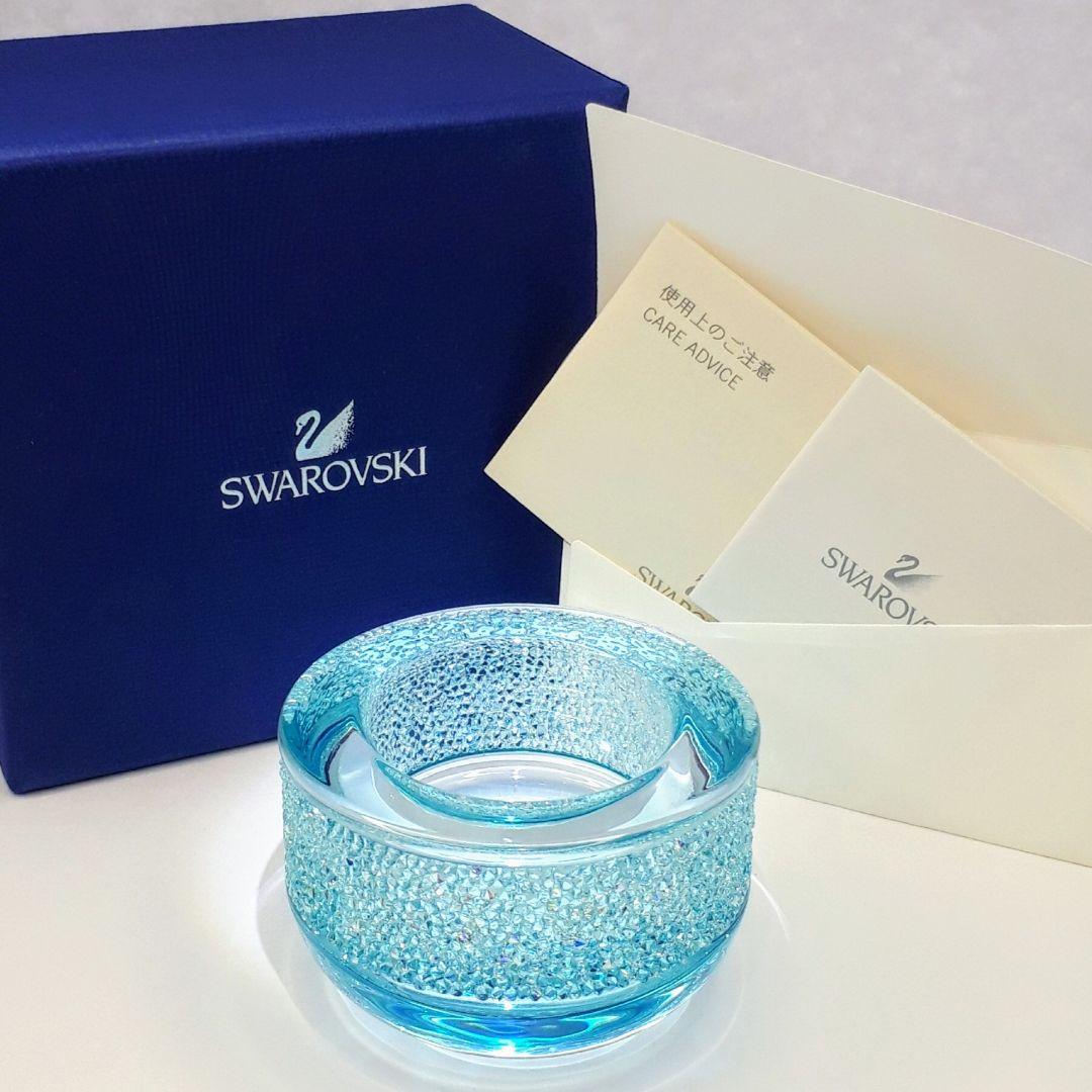 スワロフスキー【SWAROVSKI】 クリスタル置物 小物入れ オブジェ