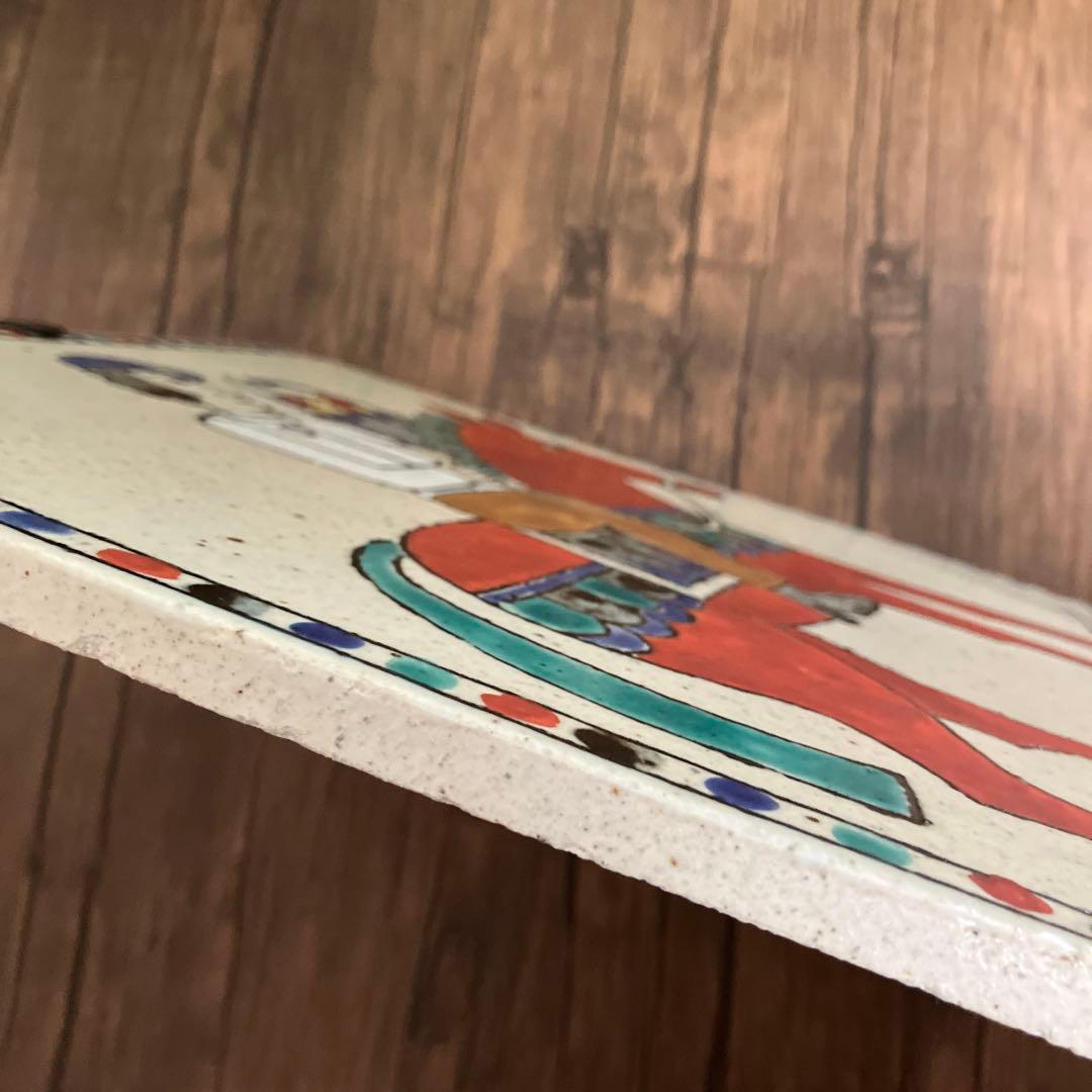 壁掛け　美濃焼　陶版画　陶版画　作家　所貞治さん　川崎千足さん　ロバ　ウマ