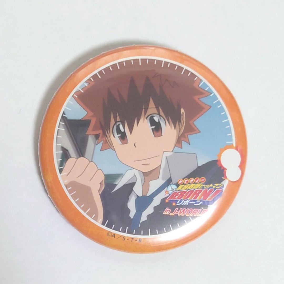 家庭教師ヒットマンREBORN!　リボーン　j-world　缶バッジ　沢田綱吉 TVアニメ『家庭教師ヒットマンREBORN!』 - 描き下ろしイラスト 沢田