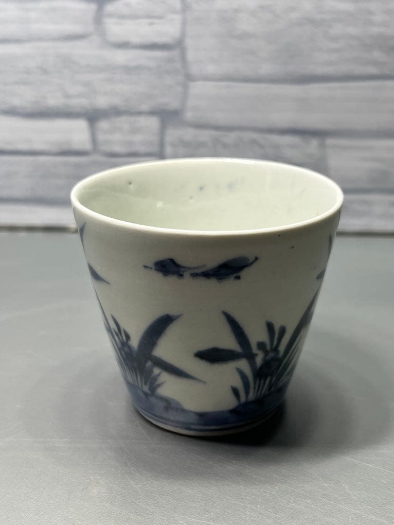 古伊万里　染付　そば猪口