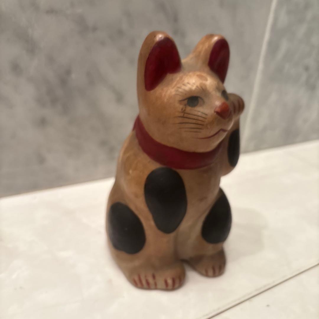 赤絵古い皿 時代物 色絵付 小皿 花 銘 田代 赤絵 人物 歪み 江戸 明治