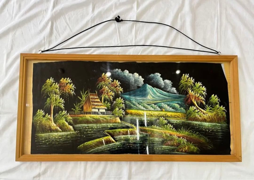 放水路油絵P8（455×333mm）