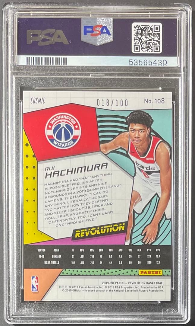 PSA10 100枚限定 Revolution RC 八村塁 レイカーズ NBA - メルカリ