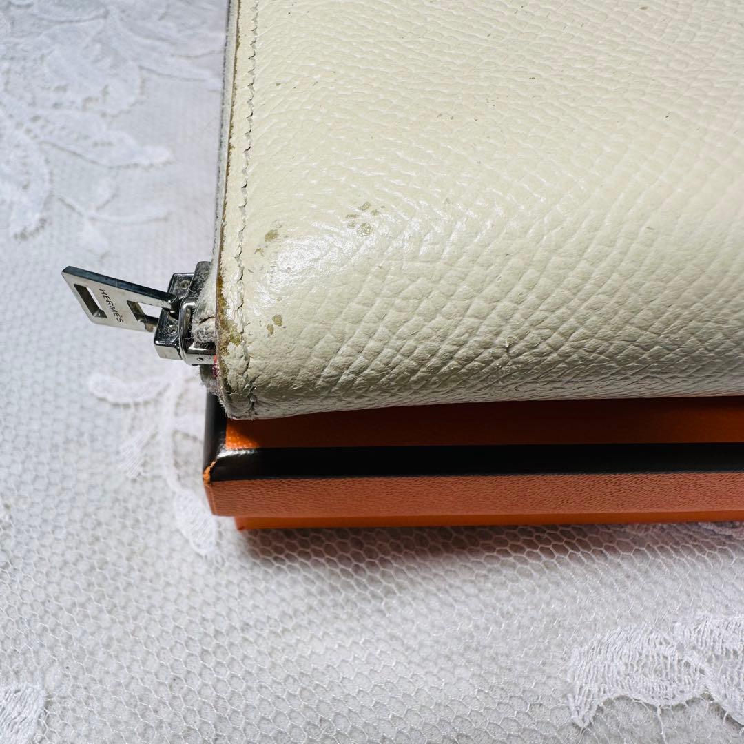 エルメス　アザップ　 シルクインコンパクト　ホワイトケース