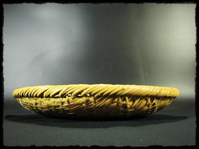 田中 篁斎 宗全好 平 炭斗 炉風炉 一双 網代 茶道具 炭道具