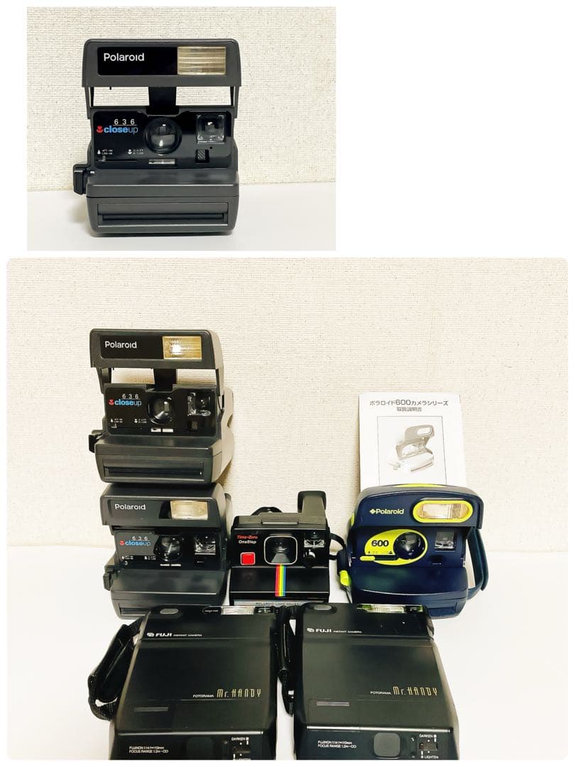 Polaroid 600 インスタントカメラ 5台セット Polaroid 600 インスタントカメラ 5台セット