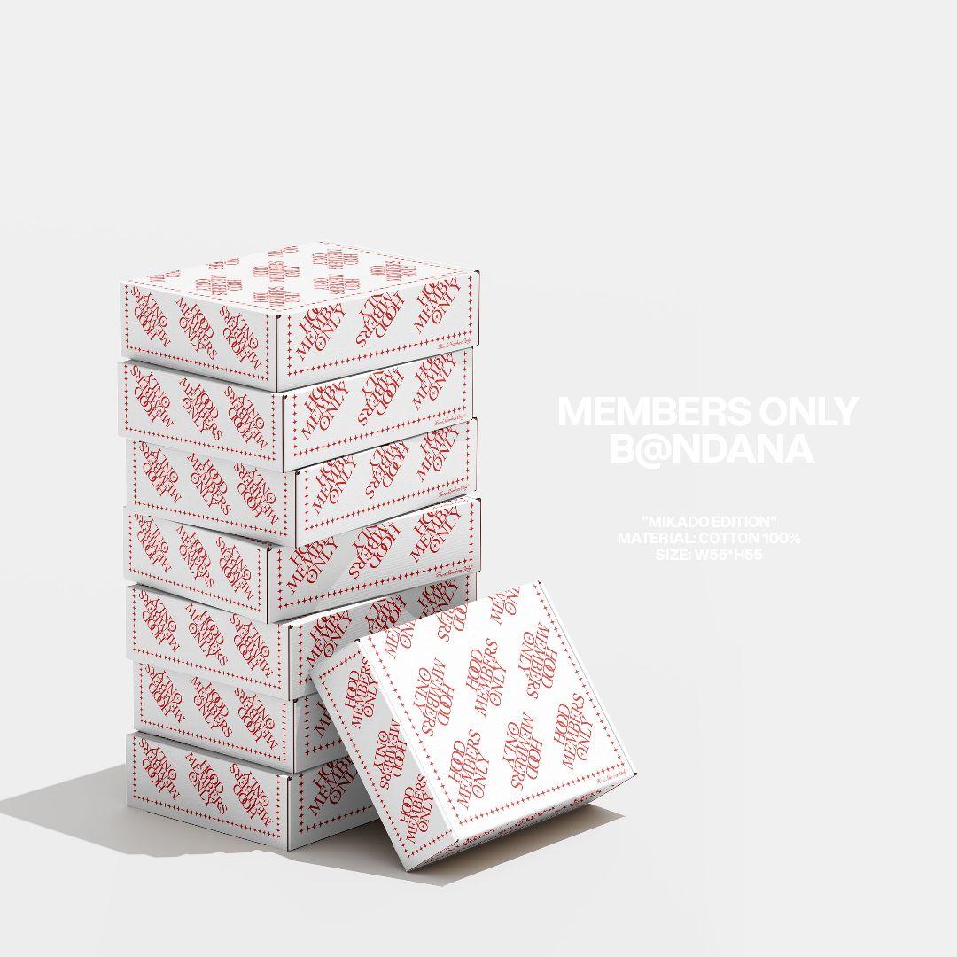 小物 MIKADO B@NDANA RED/WHITE