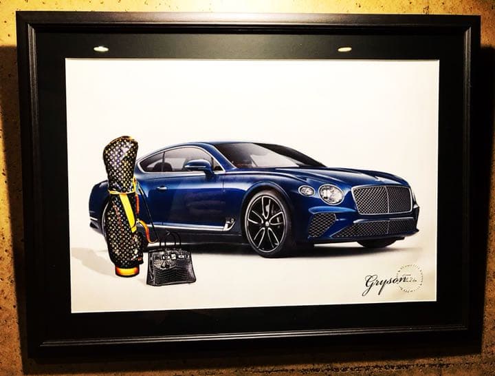 Grysonアート2.5Lクロムハーツゴルフパロディオマージュアート