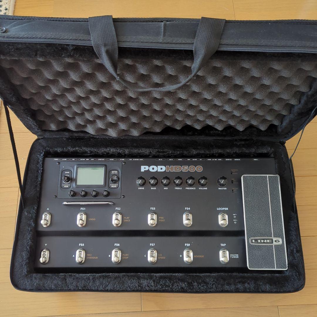 LINE6 POD HD500【ジャンク】＋SKB マルチエフェクターケース