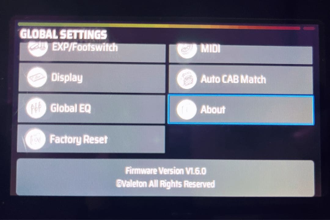 Valeton GP-200LT マルチエフェクトプロセッサー