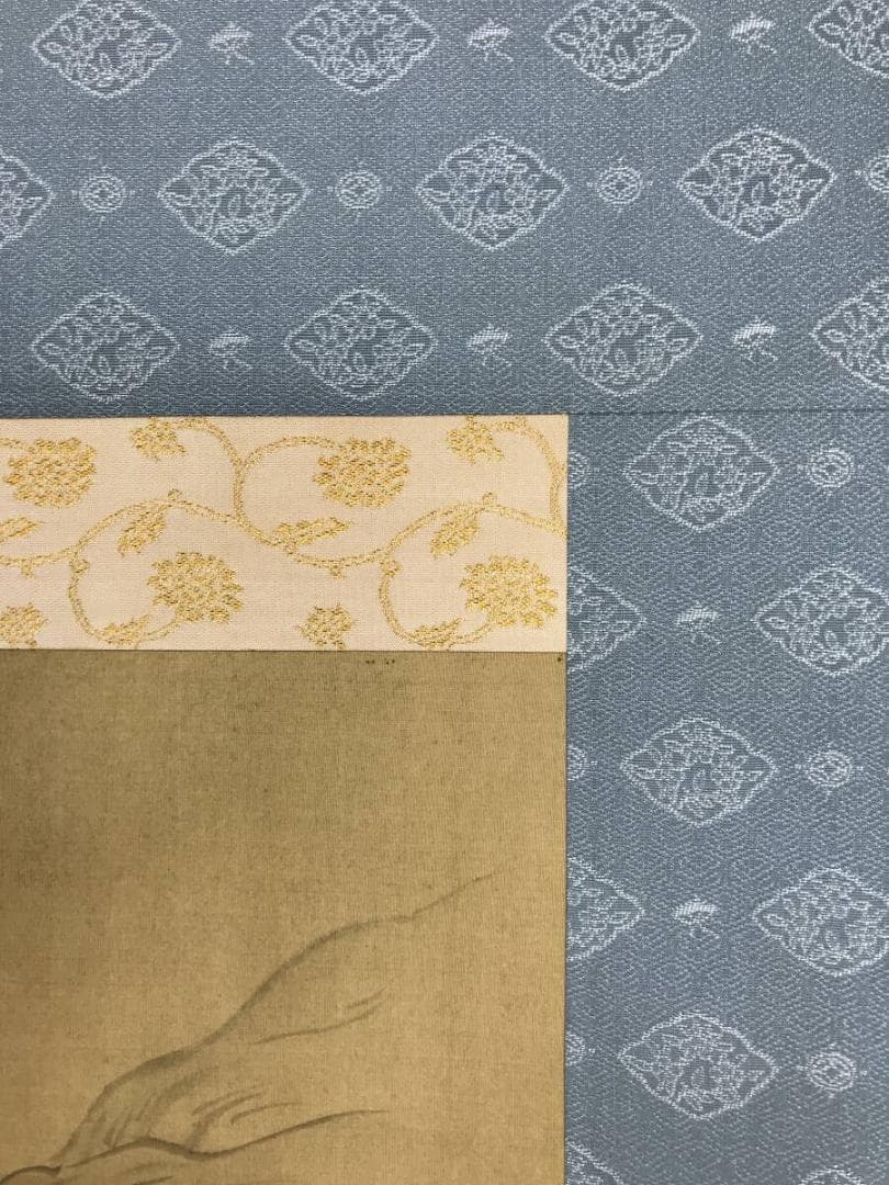 模写/渡辺崋山/山水人物図/大横物/掛軸/名家伝来AH-573