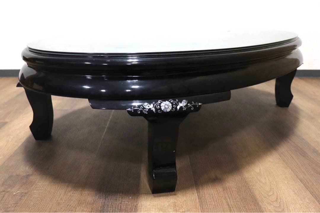 GMHS197○螺鈿細工 李朝家具 韓国美術 座卓 センターテーブル