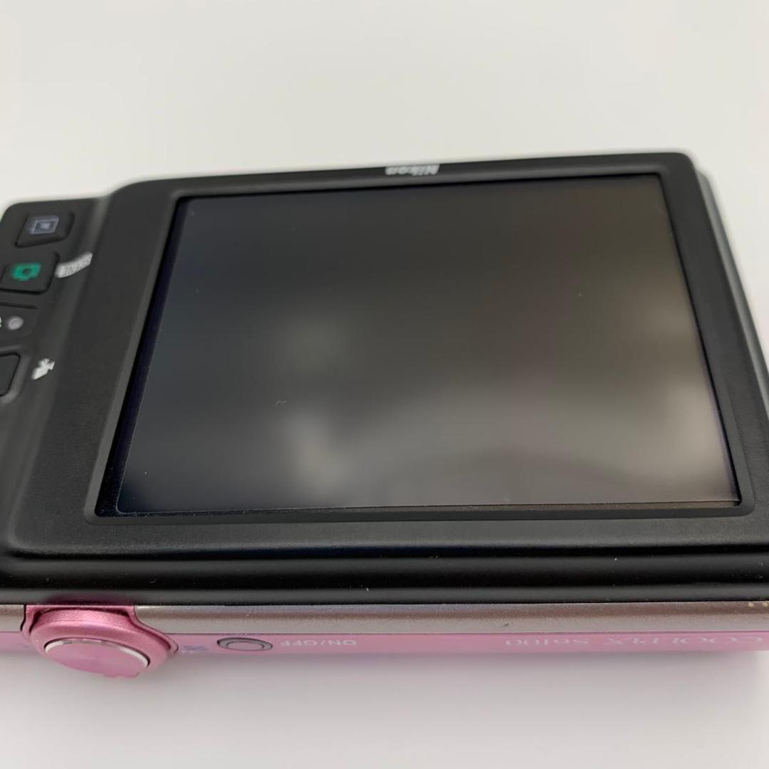 外観美品 訳あり Nikon COOLPIX S6100 ピンク デジカメ