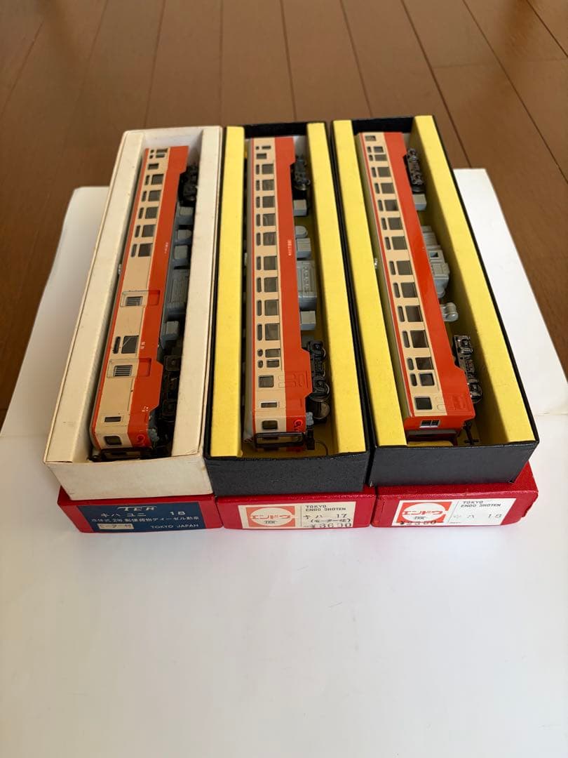 鉄道模型 HO エンドウ 旧製品 キハ17系 3輌セット