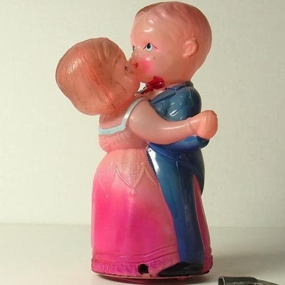 ダンシング カップル セルロイド おもちゃ 占領下日本製 ゼンマイ 戦後の昭和 ダンシング カップル セルロイド おもちゃ 占領下日本製 ゼンマイ 戦後