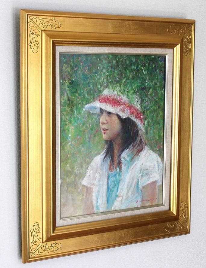 ひまわり 油彩画 秦森康屯 秦森康屯 油絵