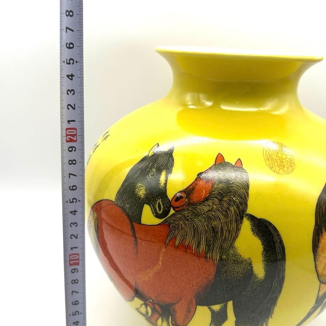 中国美術 骨董 壺 花瓶 郎世寧 中国工芸品