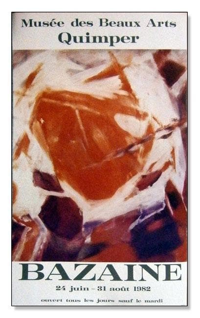 額装済/Quimper 1982（バゼイン）/アートポスター