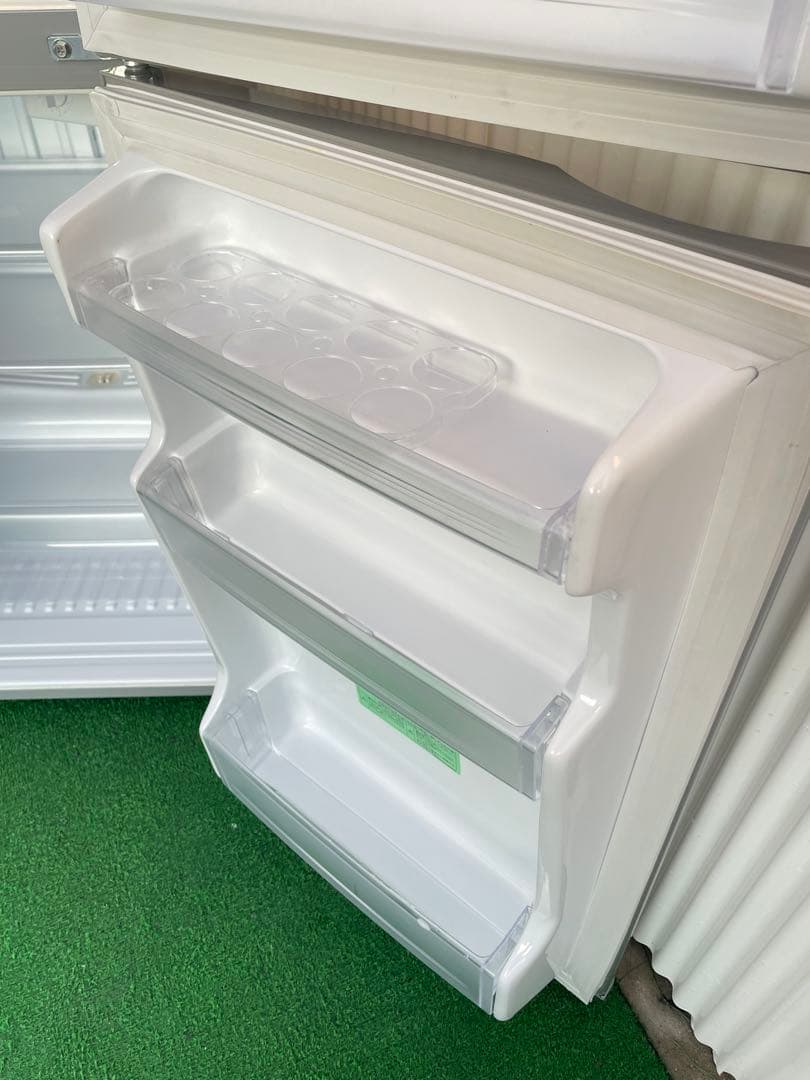 847 アクア シルバー2ドア冷蔵庫 右開き トップフリーザー 一人暮らし 単身