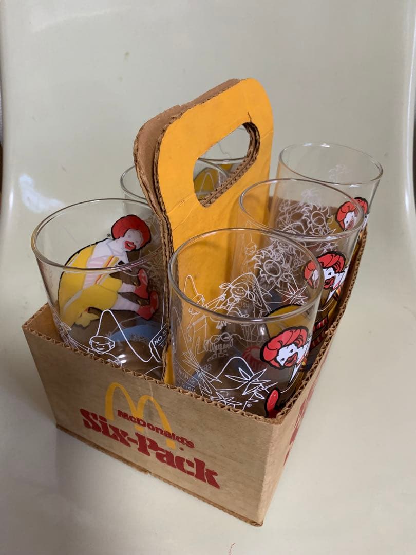 11977年！マクドナルドグラス6個セット！レア！