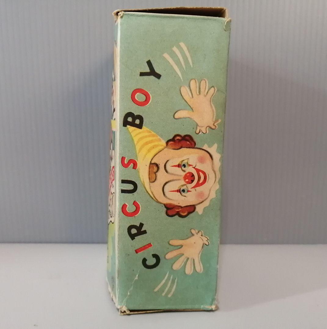 サーカスボーイ　ブリキ　ゼンマイ　日本製　野村トーイ