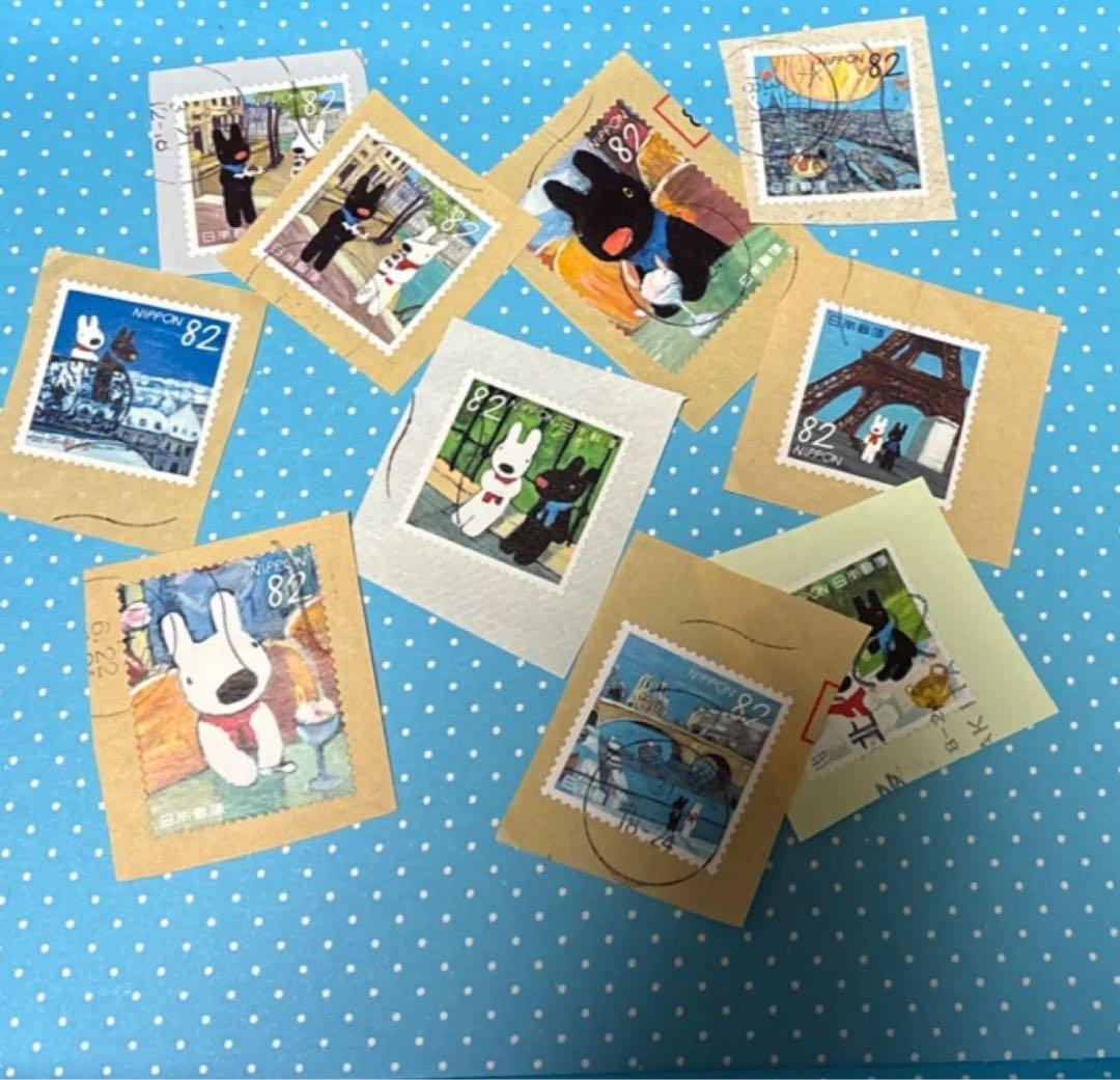 使用済み切手☆リサとガスパール 古切手 日本切手 - メルカリ