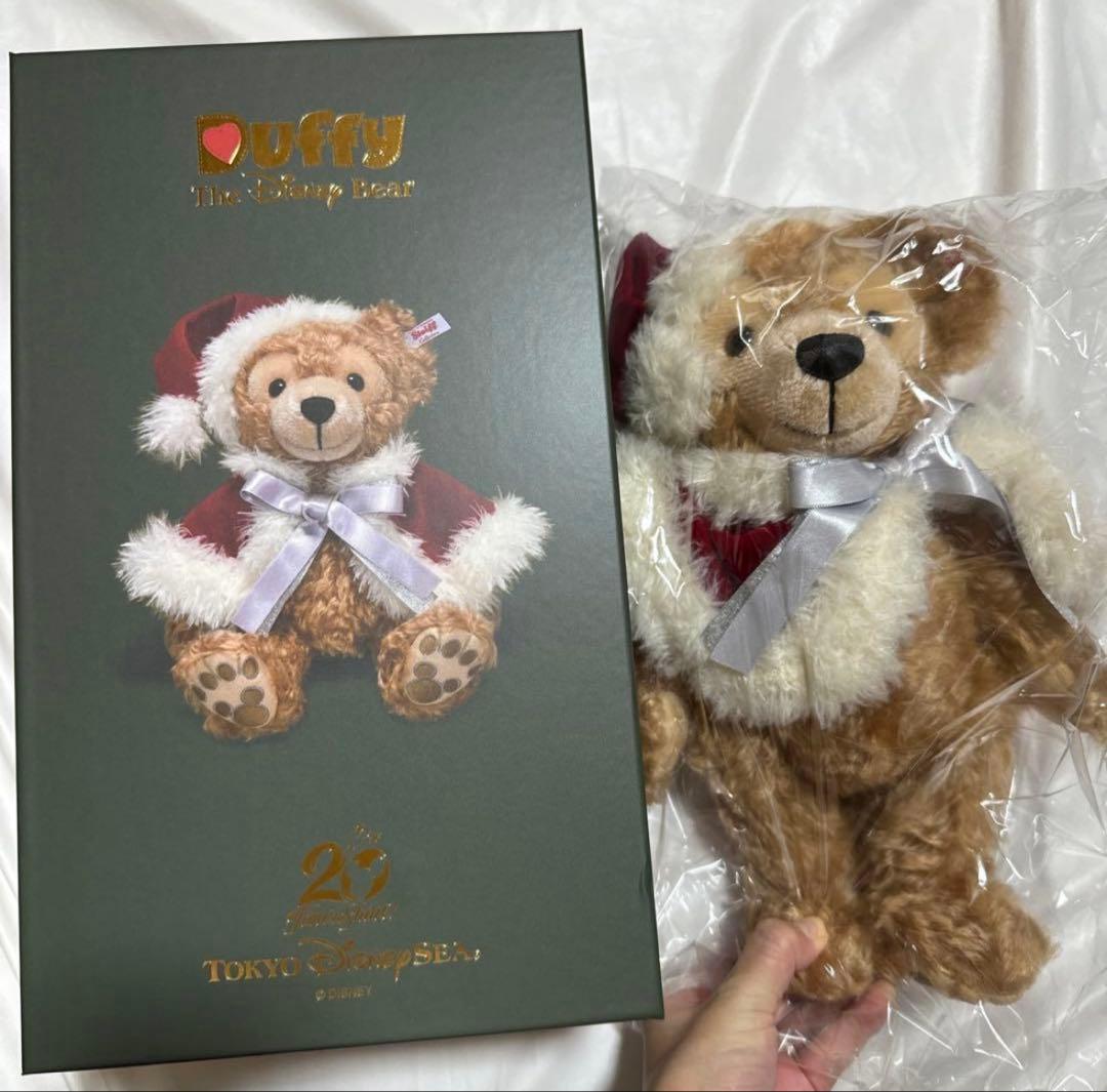 新品　ダッフィー　サンタクマ ぬいぐるみ ダッフルバッグ付き　クリスマス　限定