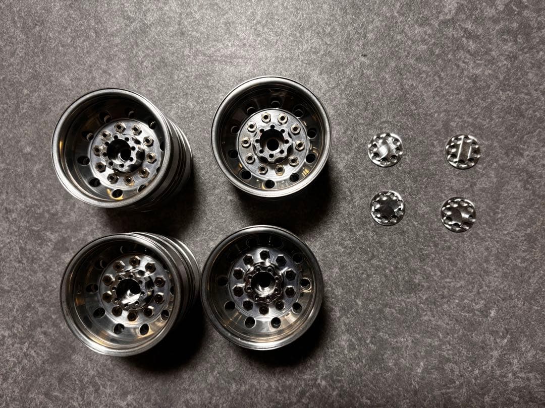 TAMIYAタミヤ 1/14トレーラー 台車屋さん 10穴アルミホイール