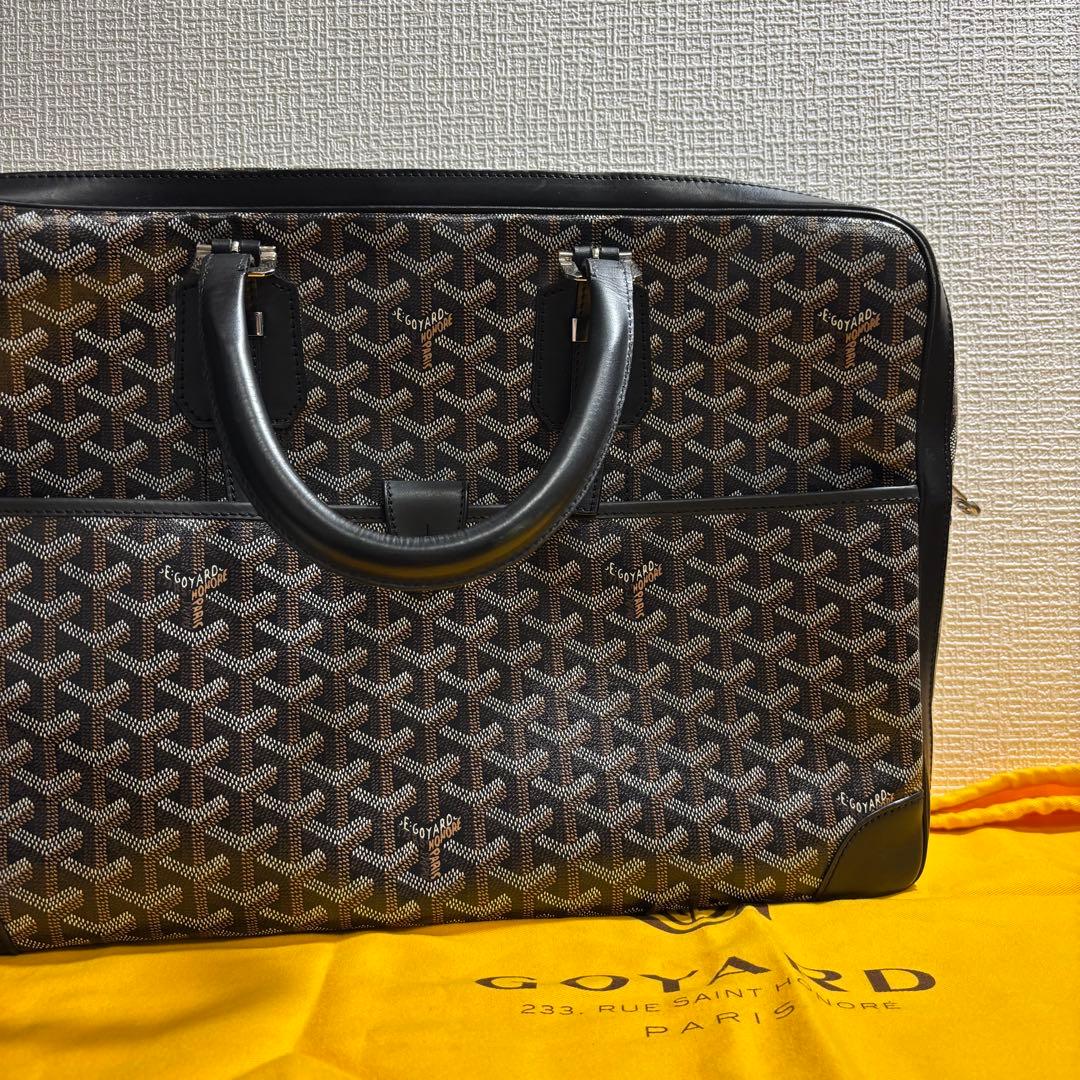 GOYARD ゴヤール アンバサードMM ブラック ビジネス バッグ