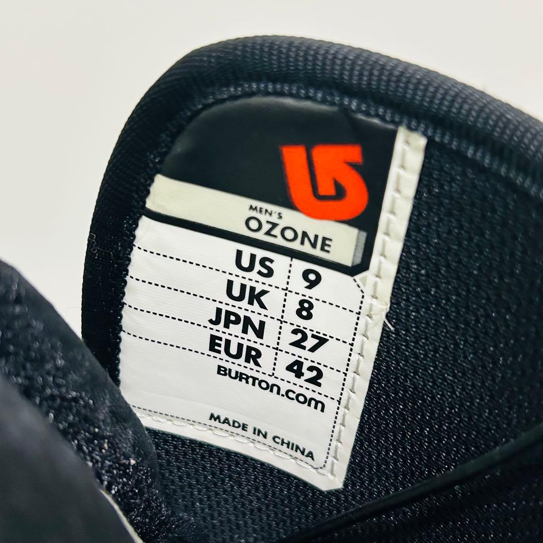 BURTON バートン OZONE 27cm スノーボード ブーツ ブラック