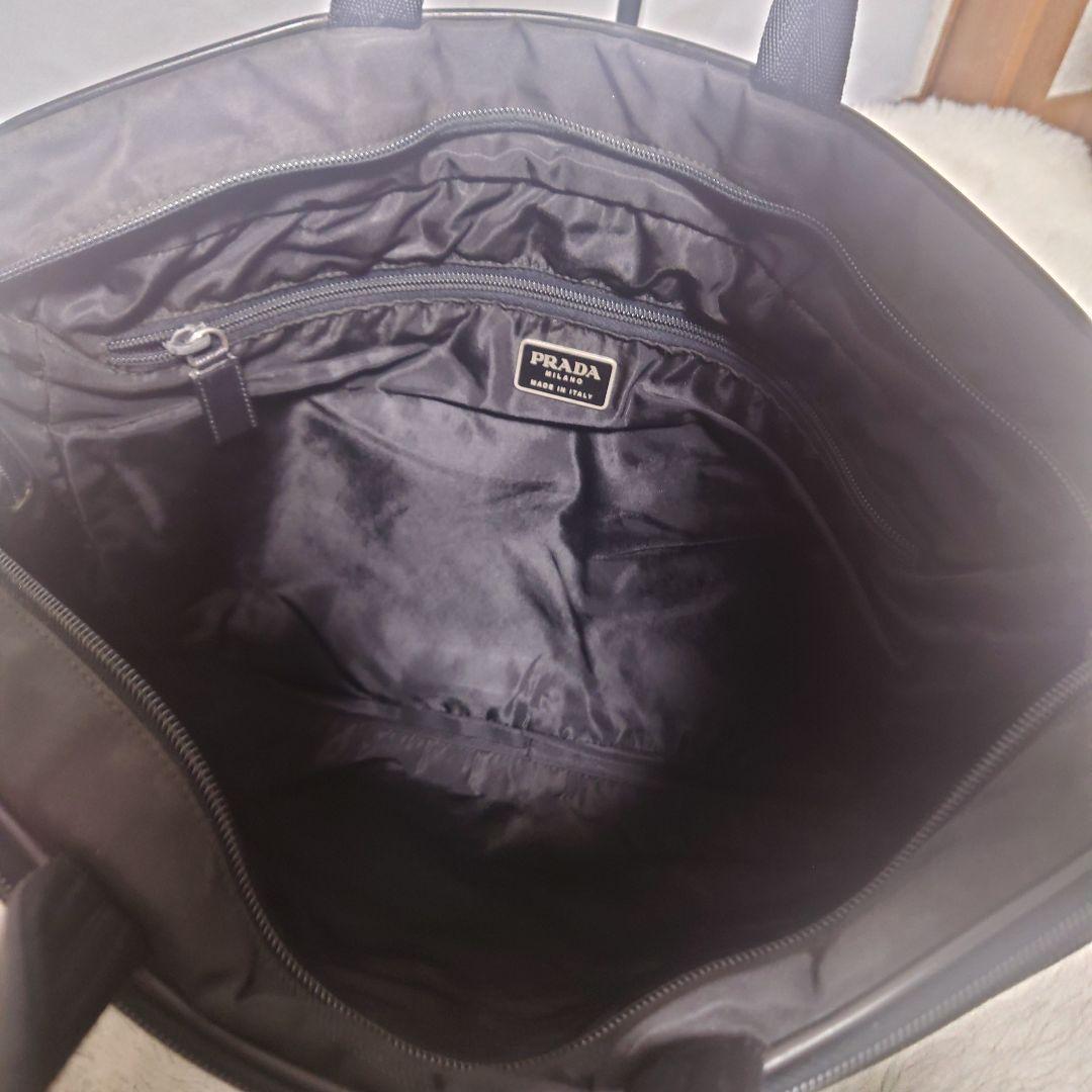 【希少】プラダ ビジネスバッグ ブリーフケース ナイロン 三角ロゴプレート