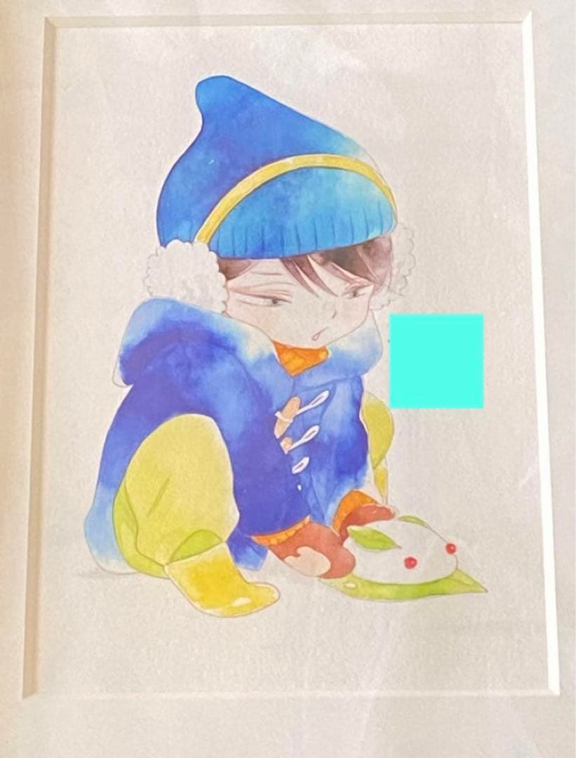 中村明日美子blanc原画展☆直筆サイン入り複製原画 キッズ佐条