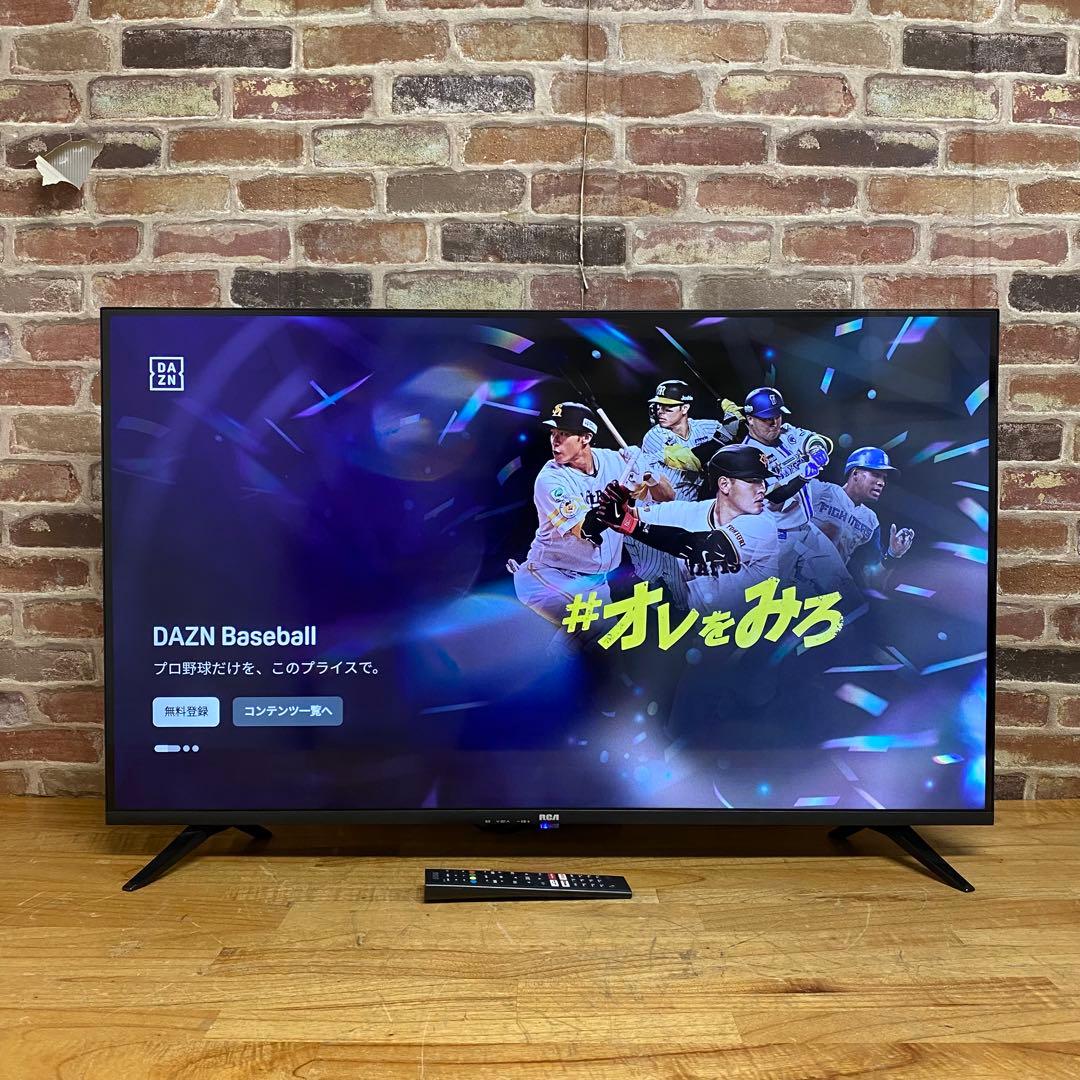 RCA 43V型 4K チューナーレス 液晶テレビ RCA-43N1 アプリ○ RCA 43V型